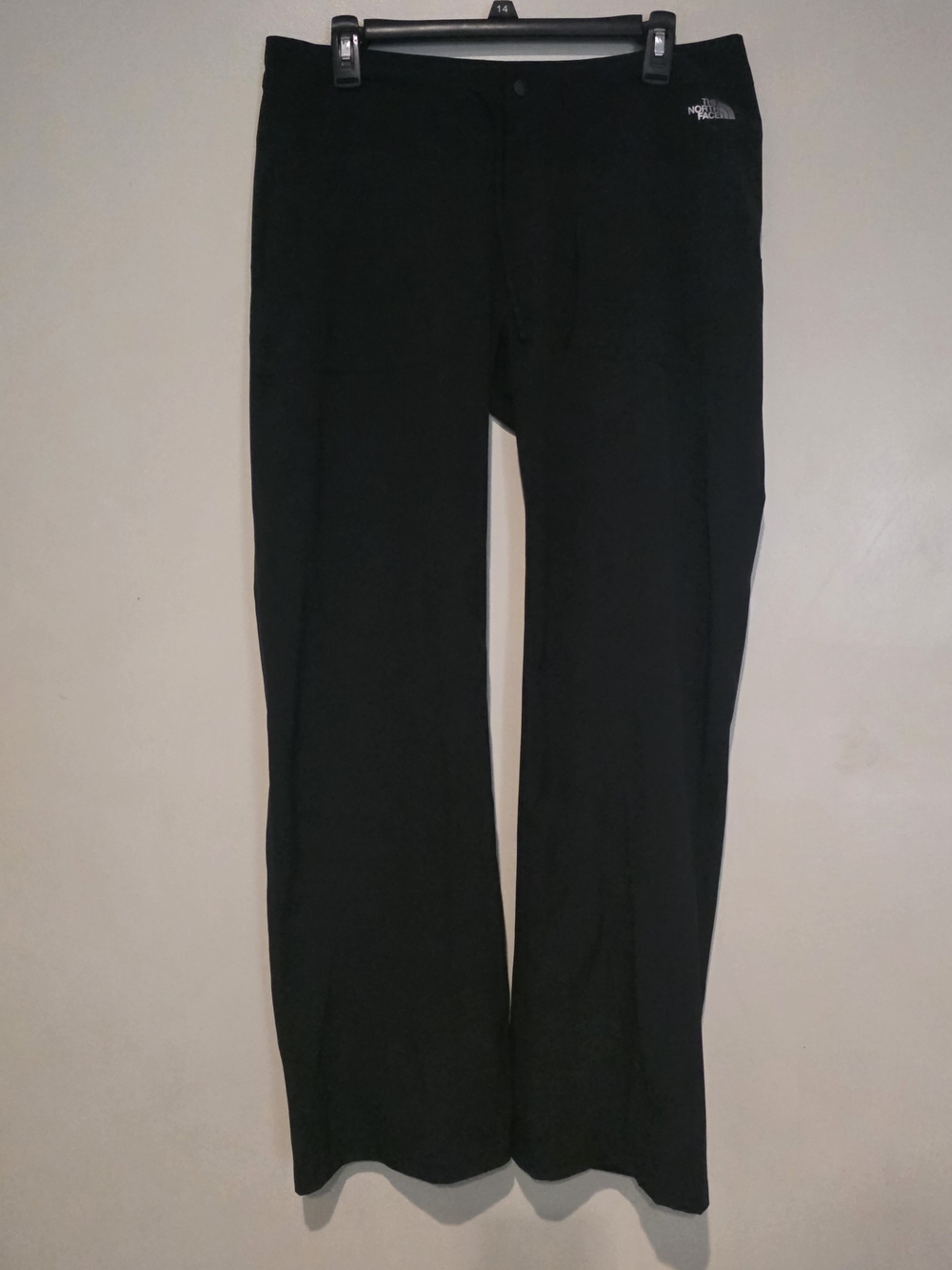 The North Face TNF Apex Women’s Hiking Pants 12 Black Stretch Pockets Drawstring